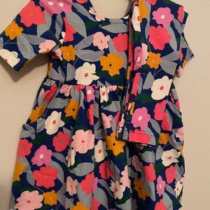 Hanna Andersson Play Dress with Leggings 2T